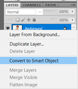 Smart Object in Photoshop