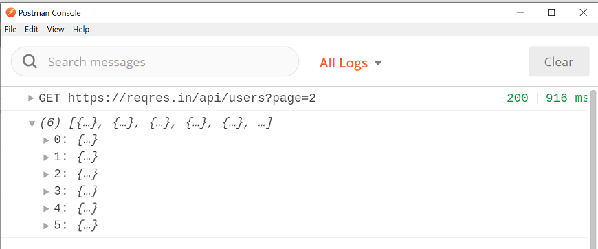 Asserts in Postman