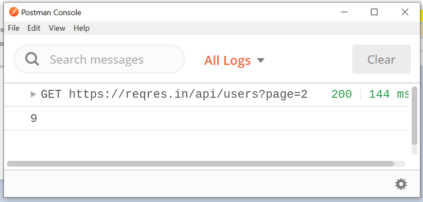 Asserts in Postman