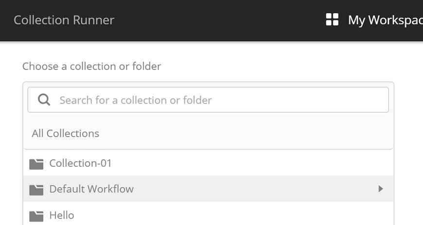 Workflows in Postman