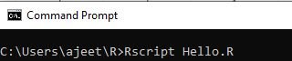 Syntax of R Programming