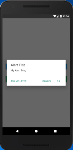 React Native Alert