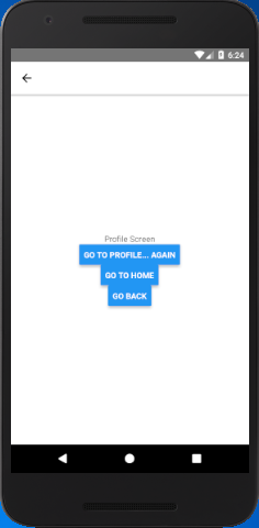 React Native Moving Between Screens