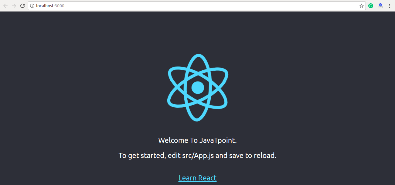 React Environment Setup