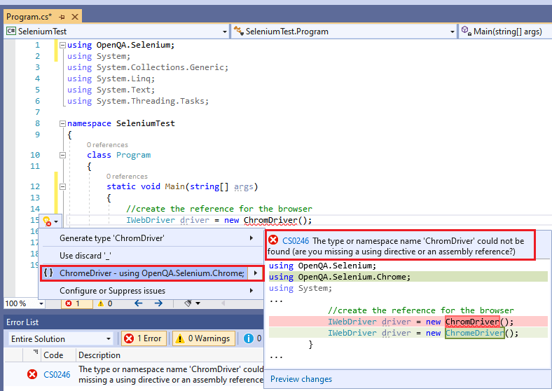 Selenium with C# Tutorial