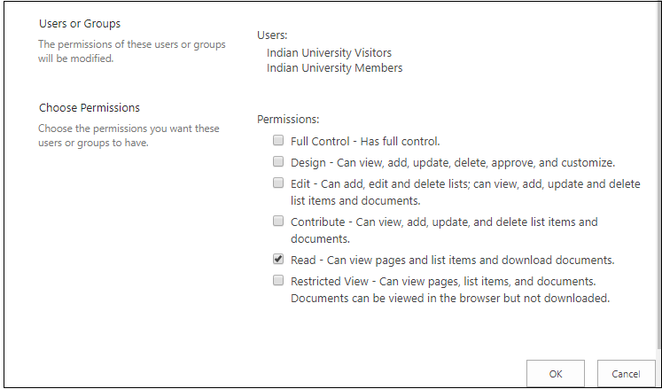 Managing Permissions in SharePoint