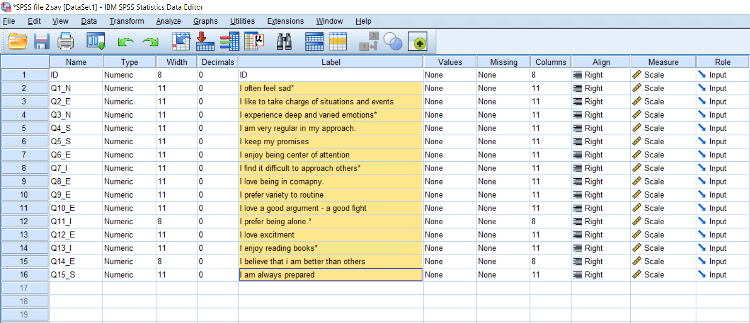 SPSS Recode Variable