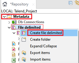 Centralizing File Delimited Metadata