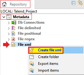Centralizing XML File Metadata
