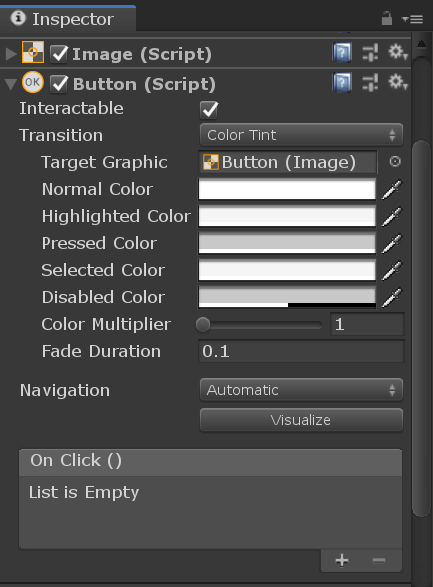 Unity UI Button