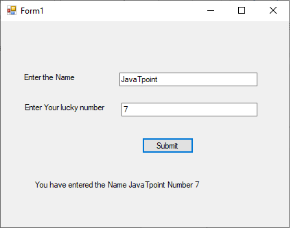 VB.NET Form Controls