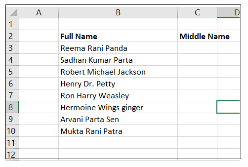 VBA MID Function