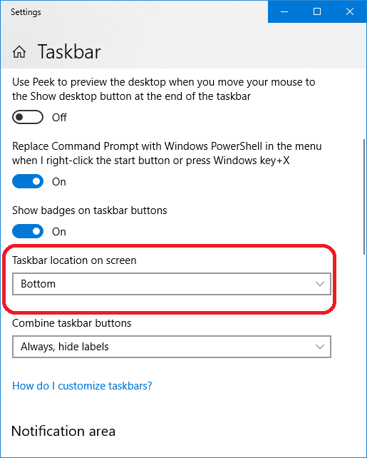 How to hide the taskbar in Windows 10