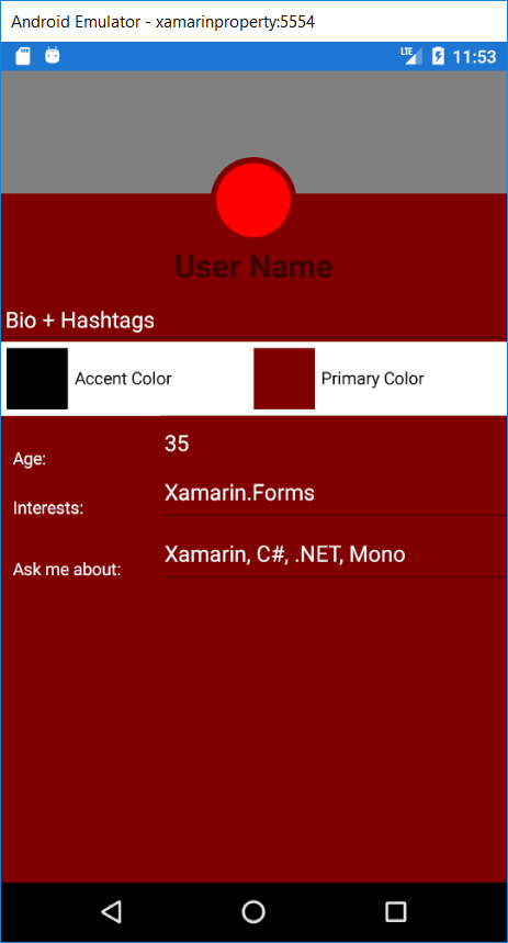 Xamarin.Forms Layout