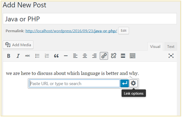 Wordpress Link in WordPress Posts and Pages2