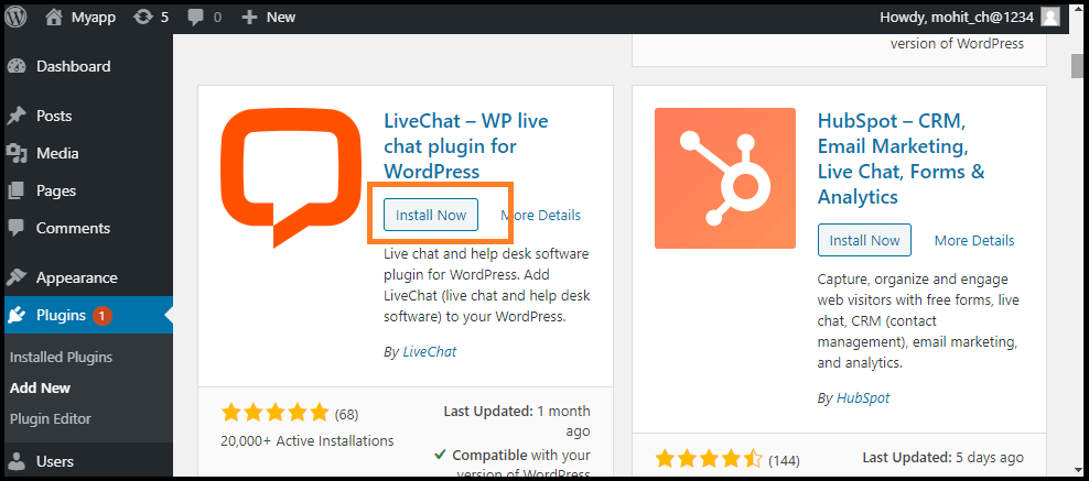 WordPress Live Chat
