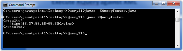 XQUERY Current time function 1