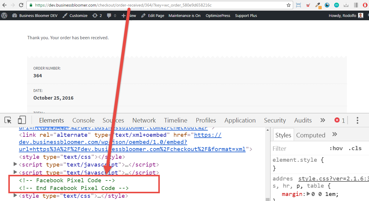 WooCommerce: add different Facebook Tracking codes to different pages