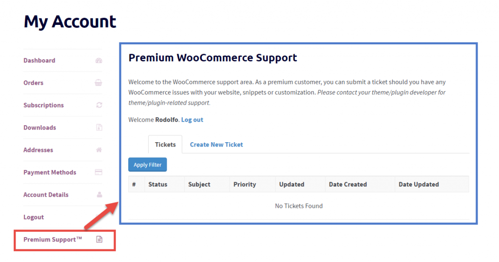 WooCommerce: How to Add a New Tab to the My Account Page
