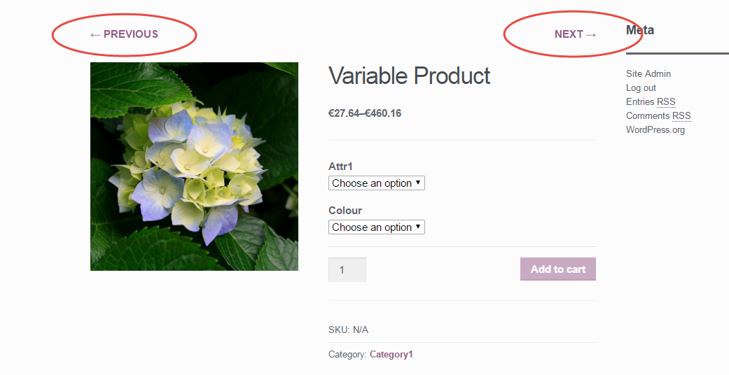 WooCommerce: Add Next/Previous Links to Single Product Page