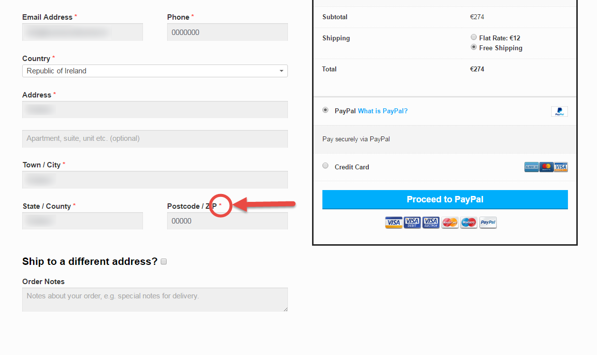 Disable Postcode/ZIP Validation @ WooCommerce Checkout