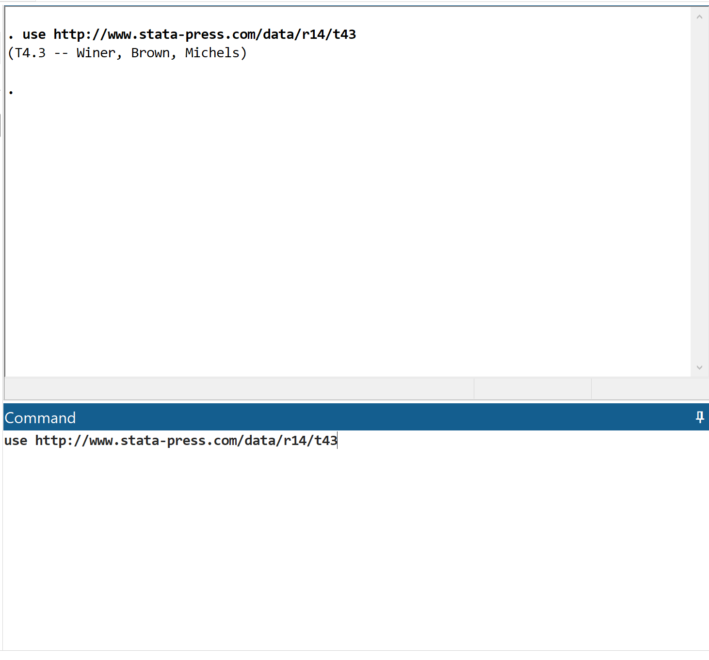 Loading data in Stata